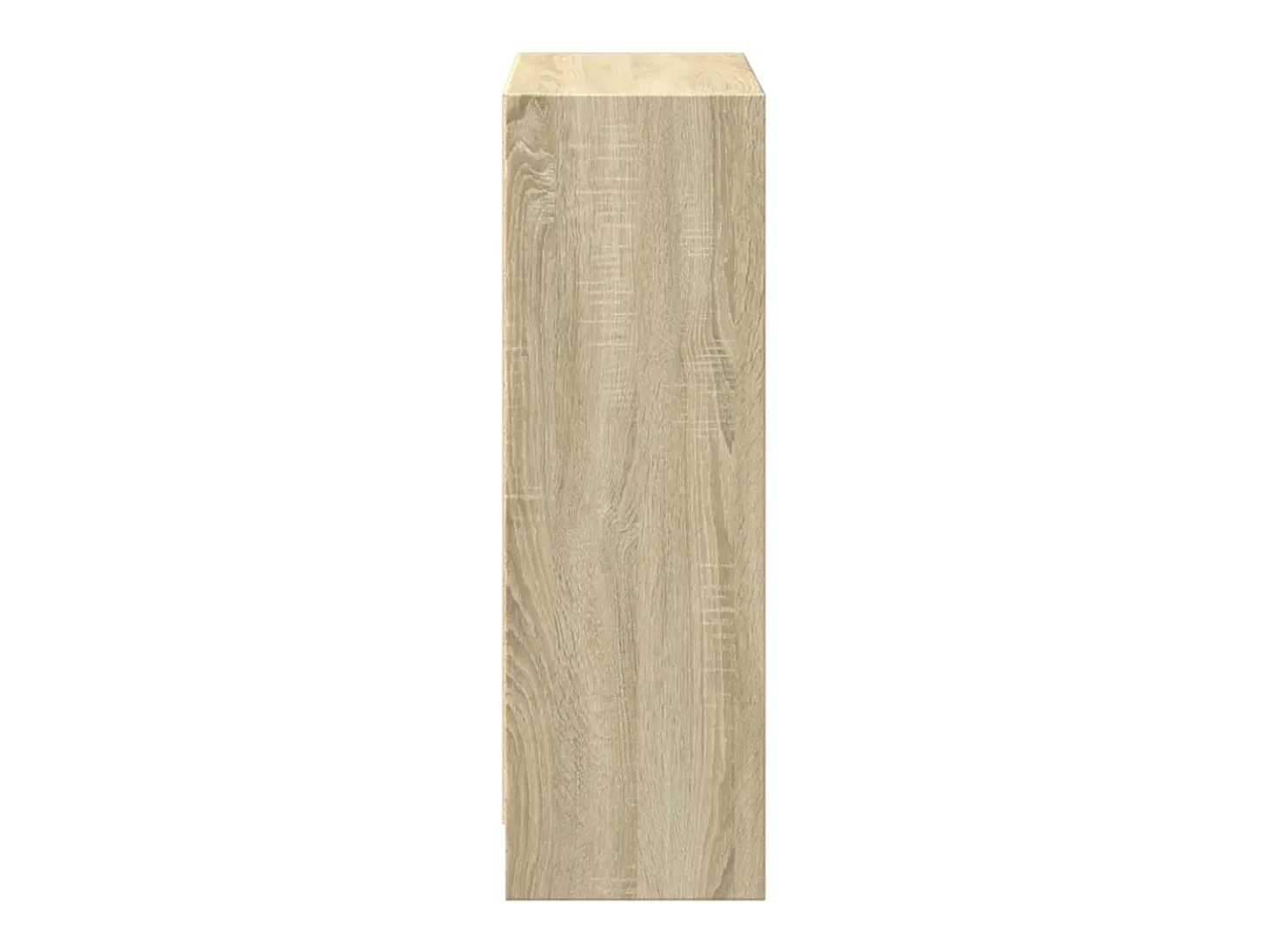 Estantería de madera contrachapada color roble 40x24x75 cm