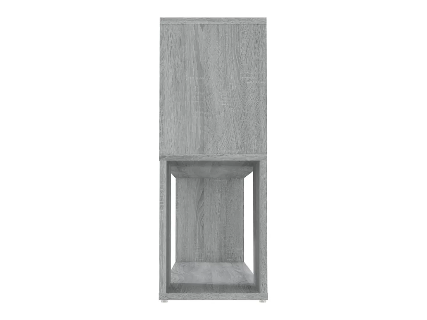 Estantería de madera contrachapada gris Sonoma 100x24x63 cm