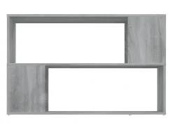 Estantería de madera contrachapada gris Sonoma 100x24x63 cm