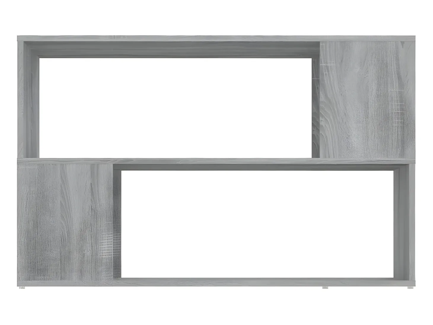 Estantería de madera contrachapada gris Sonoma 100x24x63 cm