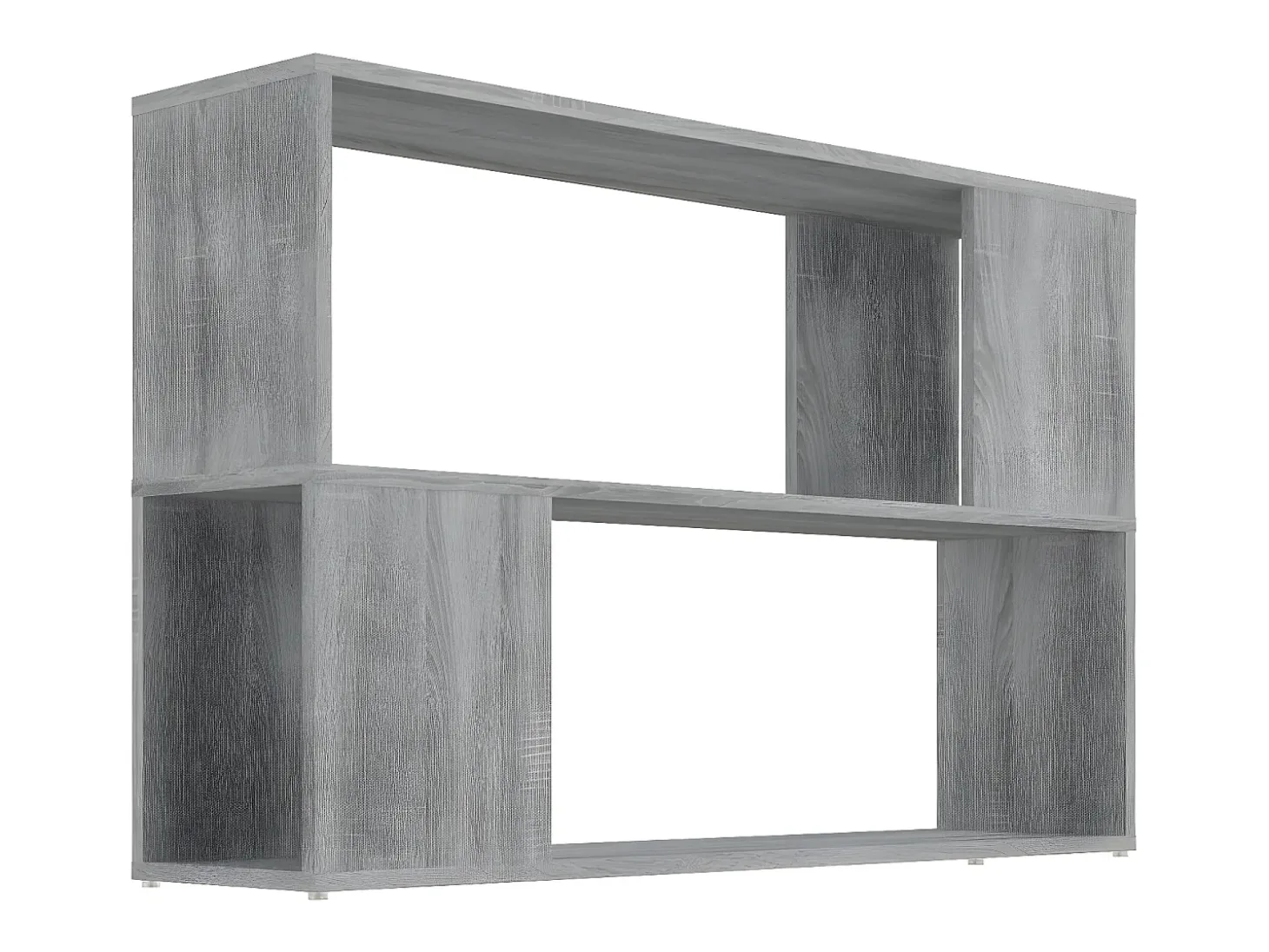 Estantería de madera contrachapada gris Sonoma 100x24x63 cm