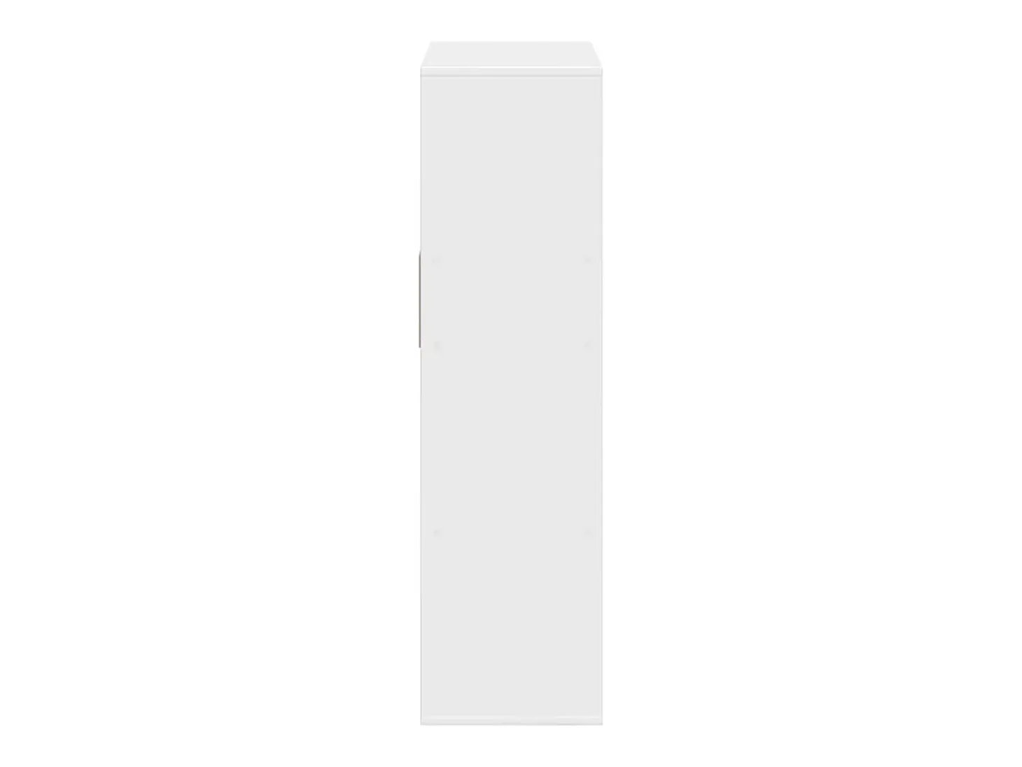 Estantería de madera contrachapada blanco 66x31x112 cm