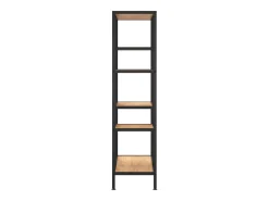 Estantería de madera contrachapada y acero 80x30x120 cm