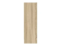 Estantería de madera contrachapada color roble 80x24x75 cm