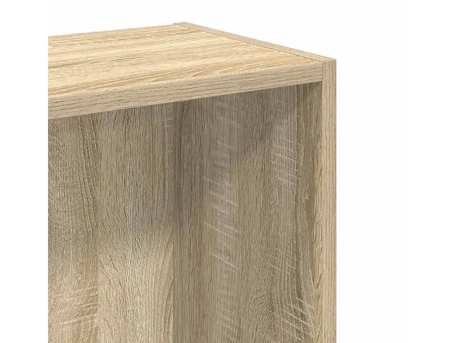 Estantería de madera contrachapada color roble 80x24x75 cm