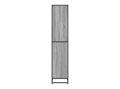 Estantería de madera de ingeniería gris Sonoma 80,5x35x170,5 cm