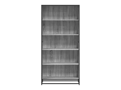 Estantería de madera de ingeniería gris Sonoma 80,5x35x170,5 cm