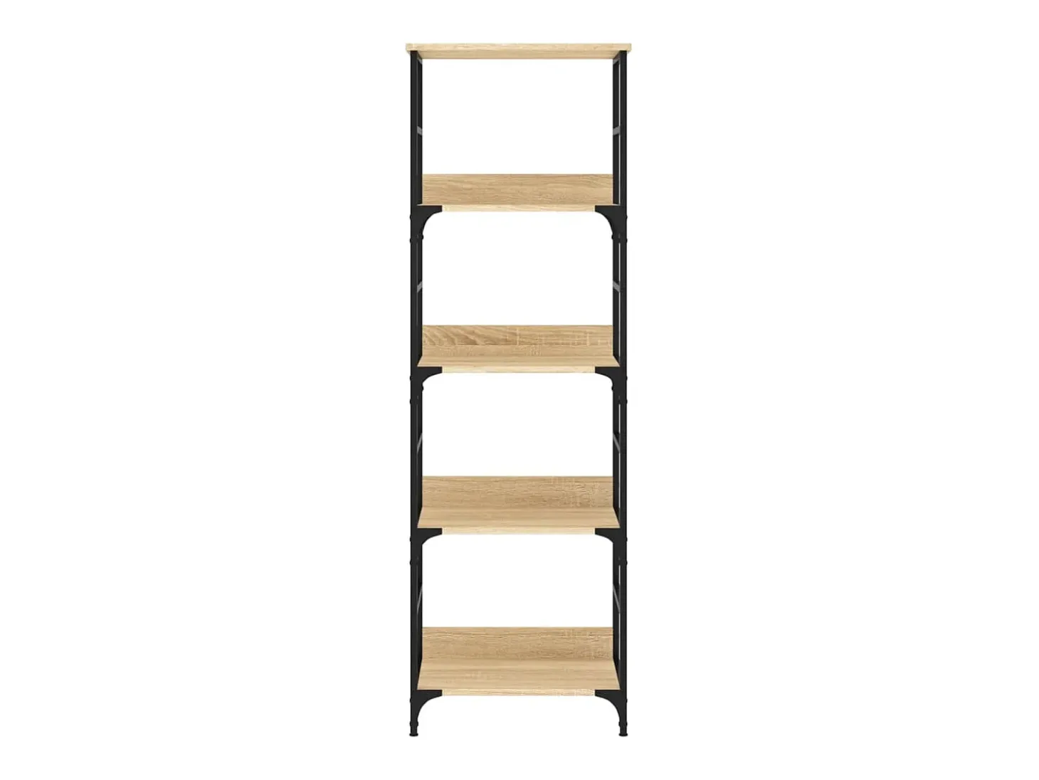 Estantería de madera de ingeniería roble Sonoma 50x33x153 cm