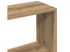 Estantería de madera de ingeniería roble artisan 45x24x159 cm