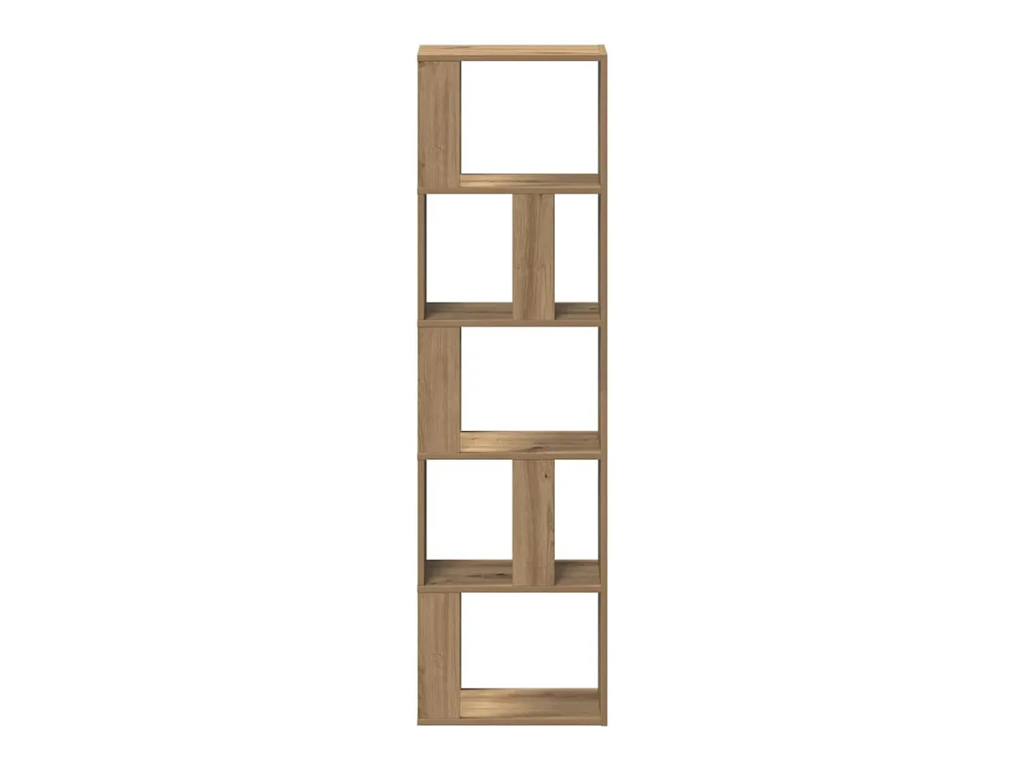 Estantería de madera de ingeniería roble artisan 45x24x159 cm