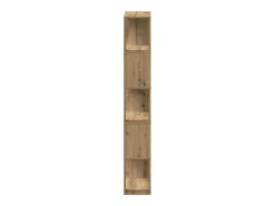 Estantería de madera de ingeniería roble artisan 45x24x159 cm