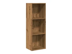 Estantería de madera de ingeniería roble artisian 40x30x114 cm