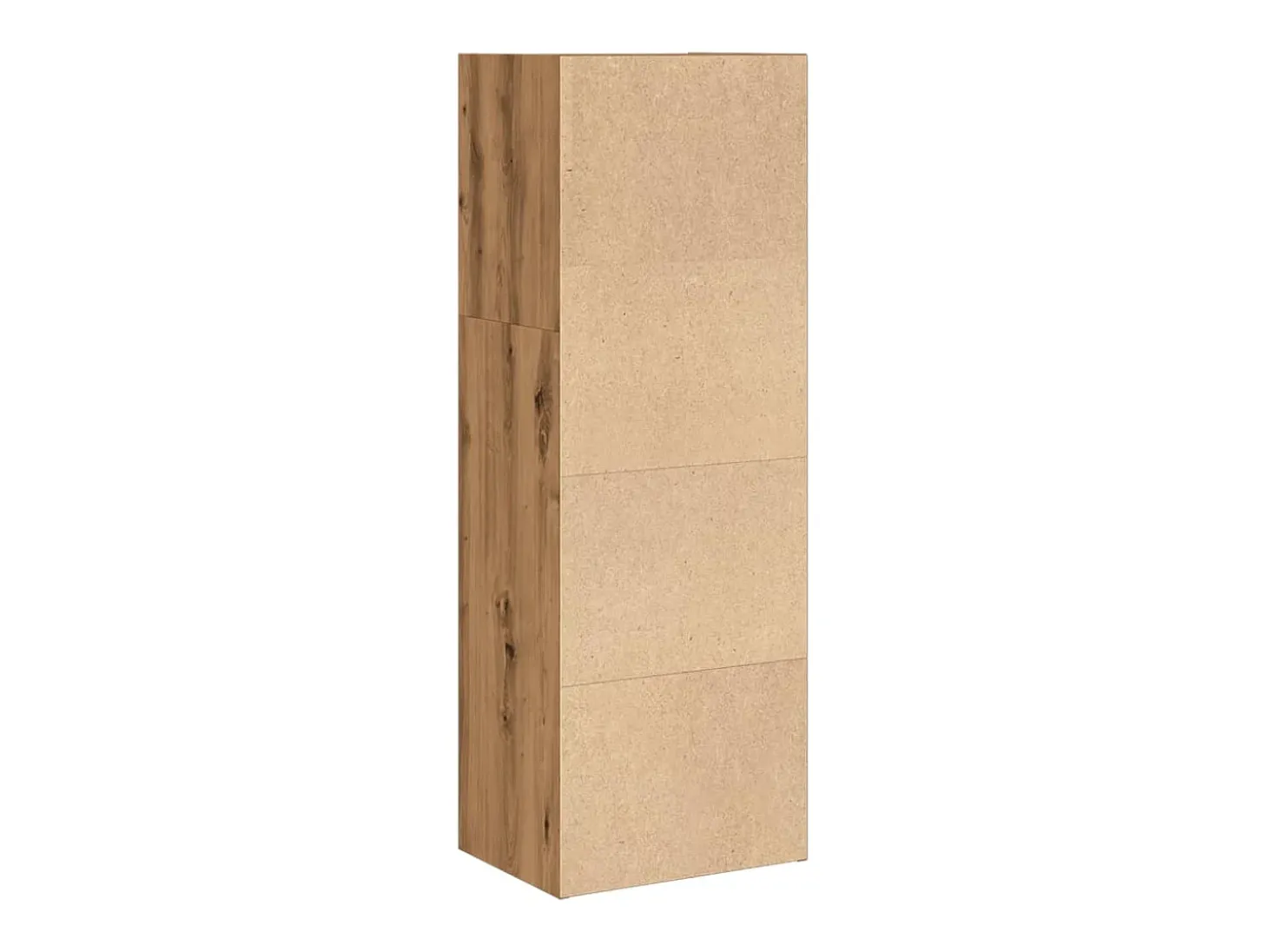 Estantería de madera de ingeniería roble artisian 40x30x114 cm
