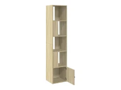 Estantería de madera de ingeniería roble Sonoma 40x36x189 cm