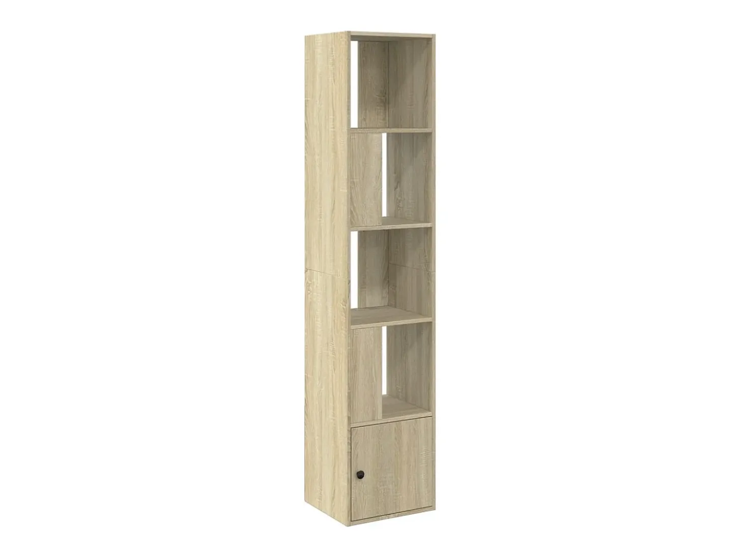 Estantería de madera de ingeniería roble Sonoma 40x36x189 cm