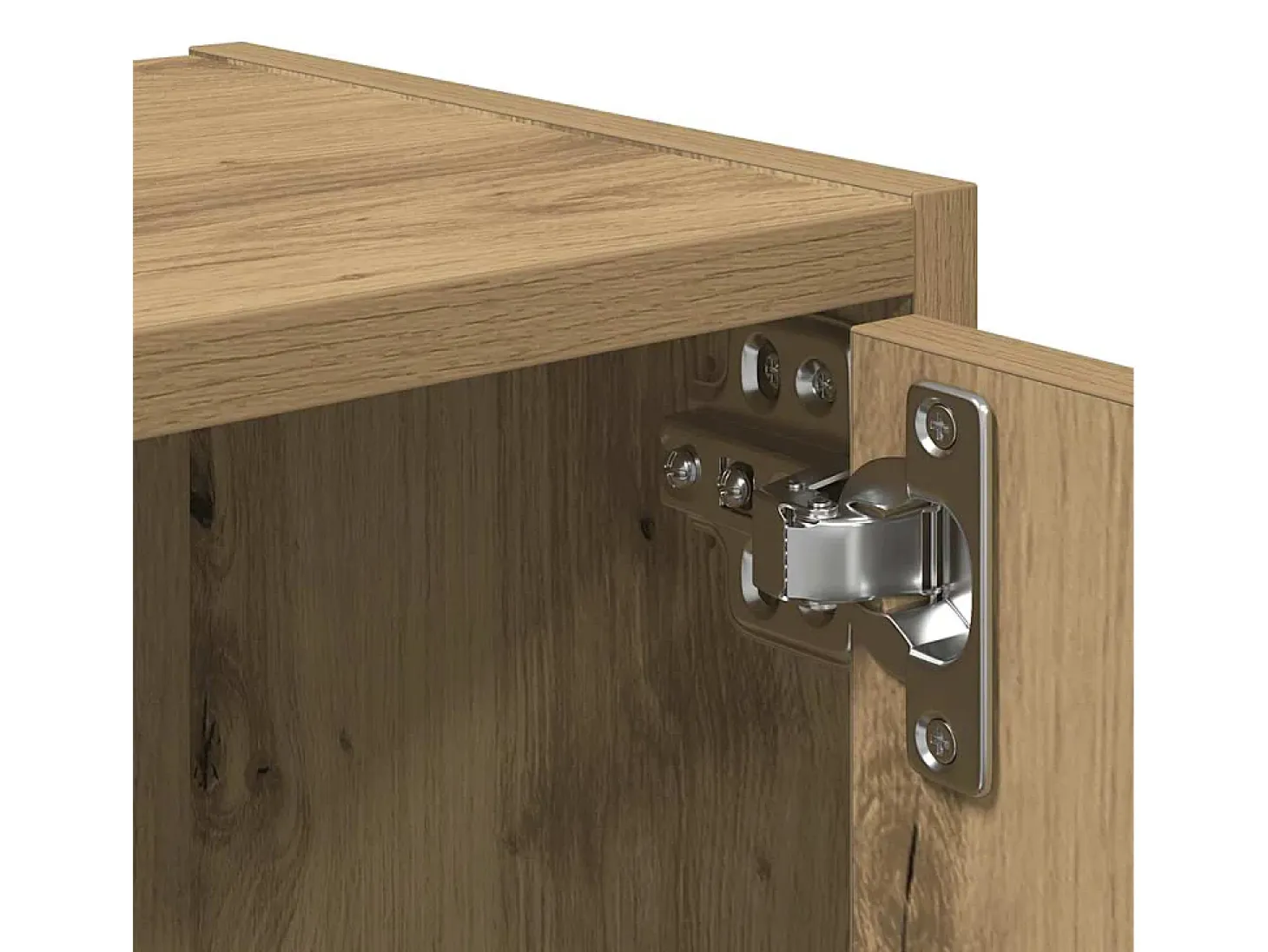 Estantería de madera de ingeniería roble artisan 40x24x52 cm