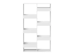 Estantería de madera de ingeniería blanca 100x33x175 cm
