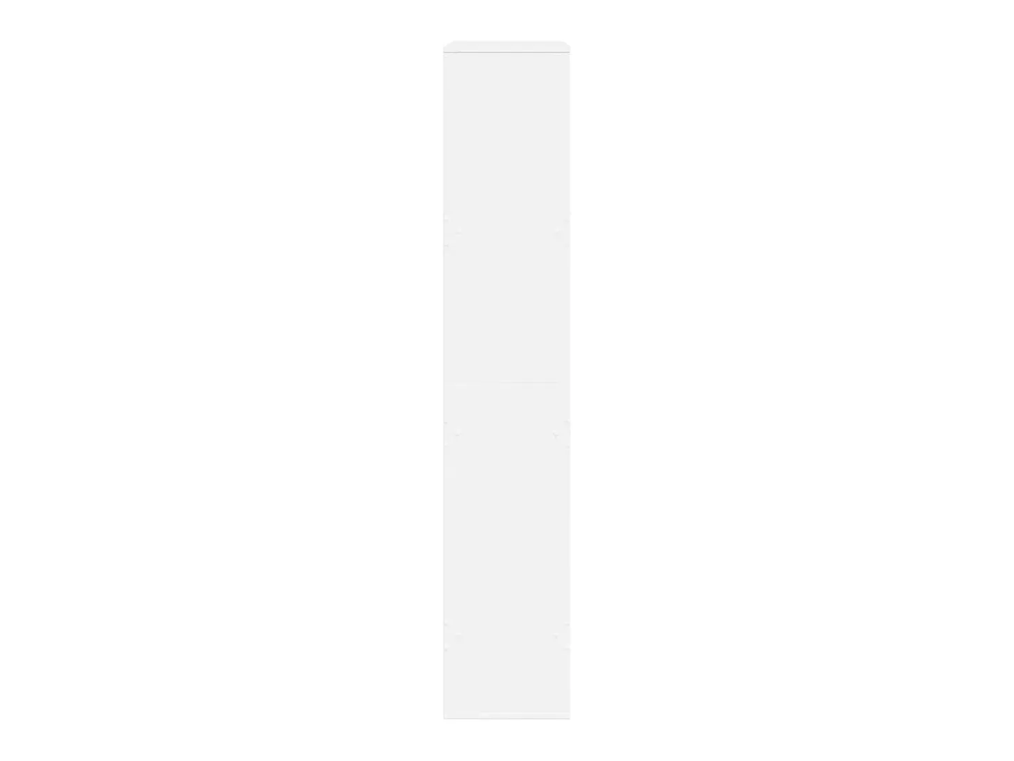 Estantería de madera de ingeniería blanca 100x33x175 cm