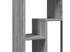 Estantería de madera de ingeniería gris Sonoma 63x20x90 cm