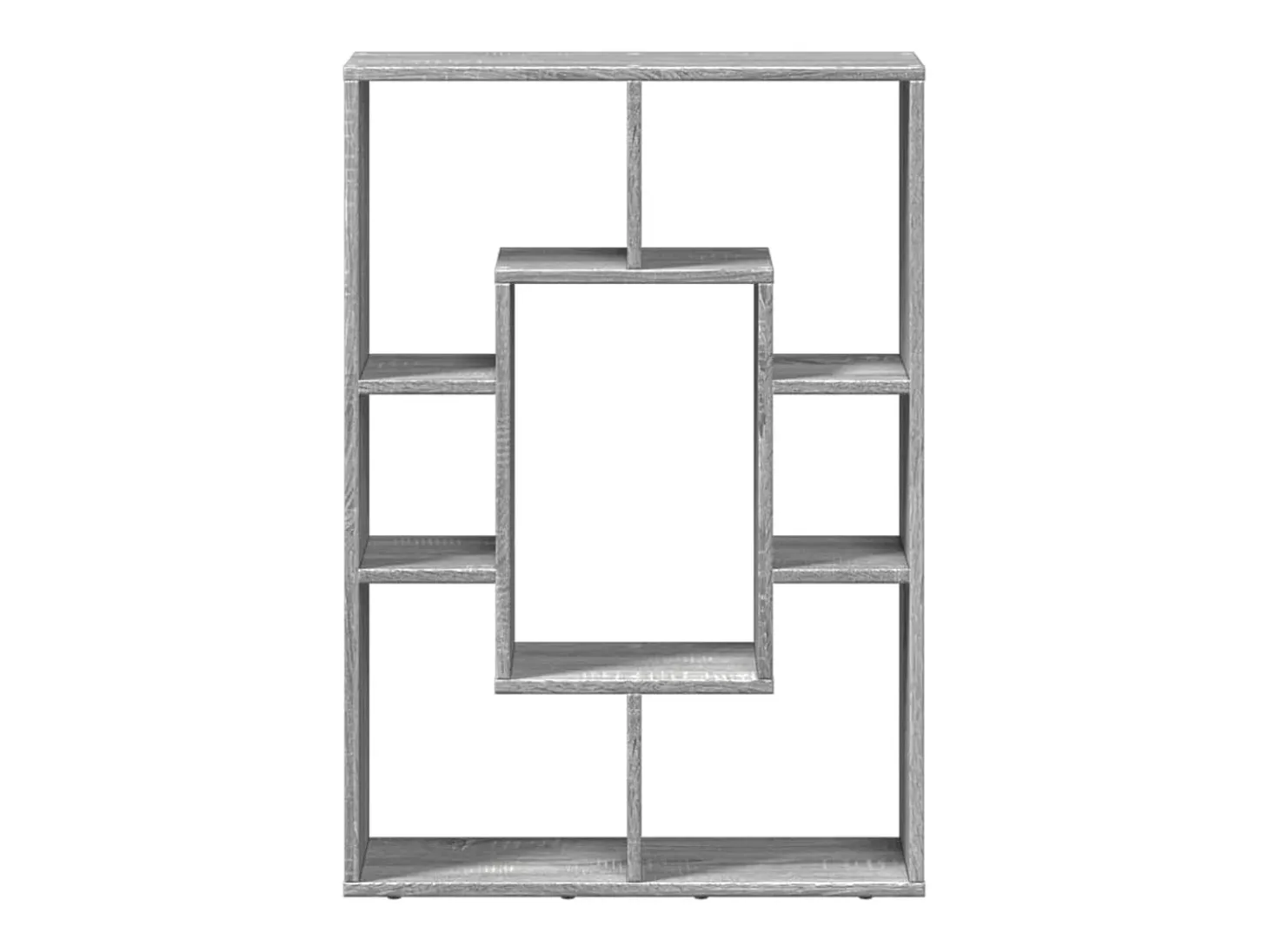 Estantería de madera de ingeniería gris Sonoma 63x20x90 cm