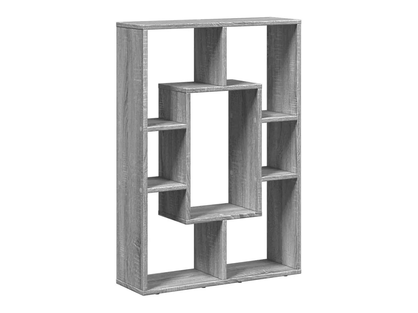Estantería de madera de ingeniería gris Sonoma 63x20x90 cm