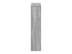 Estantería de madera de ingeniería gris Sonoma 63x20x90 cm