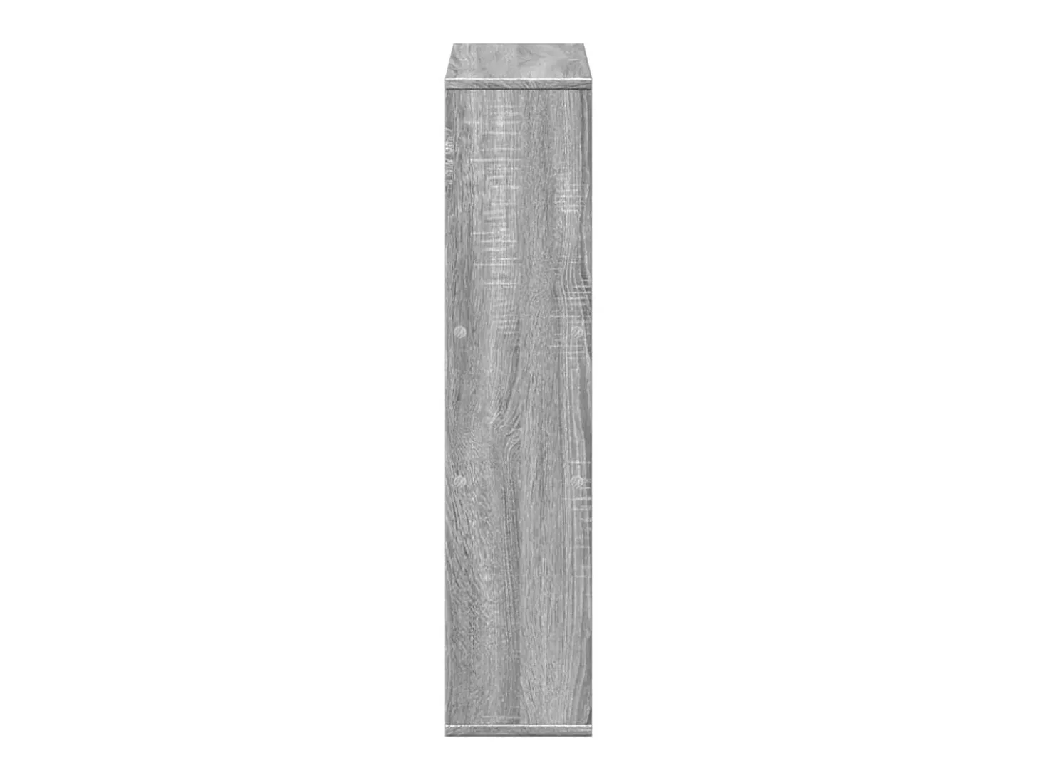 Estantería de madera de ingeniería gris Sonoma 63x20x90 cm