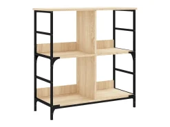 Estantería de madera de ingeniería roble Sonoma 78,5x33x82 cm