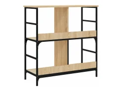 Estantería de madera de ingeniería roble Sonoma 78,5x33x82 cm