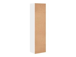 Estantería de madera de ingeniería blanca 40x30x152 cm