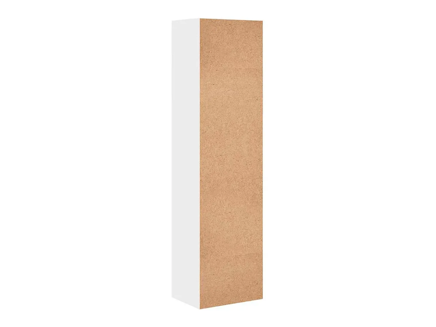 Estantería de madera de ingeniería blanca 40x30x152 cm
