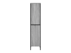 Estantería de madera de ingeniería gris Sonoma 50x31x137,5 cm