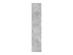 Estantería de madera de ingeniería gris hormigón 40x30x152 cm