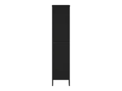 Estantería de madera de ingeniería negra 80x31x137,5 cm