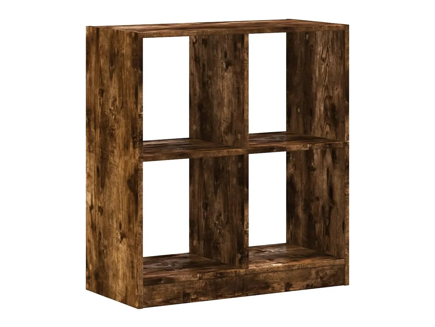 Estantería de madera de ingeniería roble ahumado 68,5x32x75 cm
