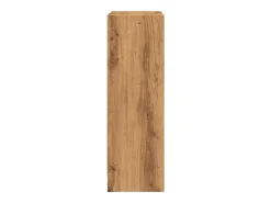 Estantería de madera de ingeniería roble artesano 60x24x76 cm