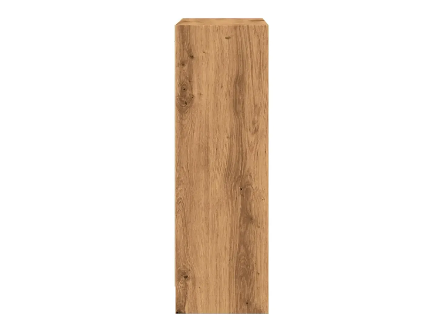 Estantería de madera de ingeniería roble artesano 60x24x76 cm