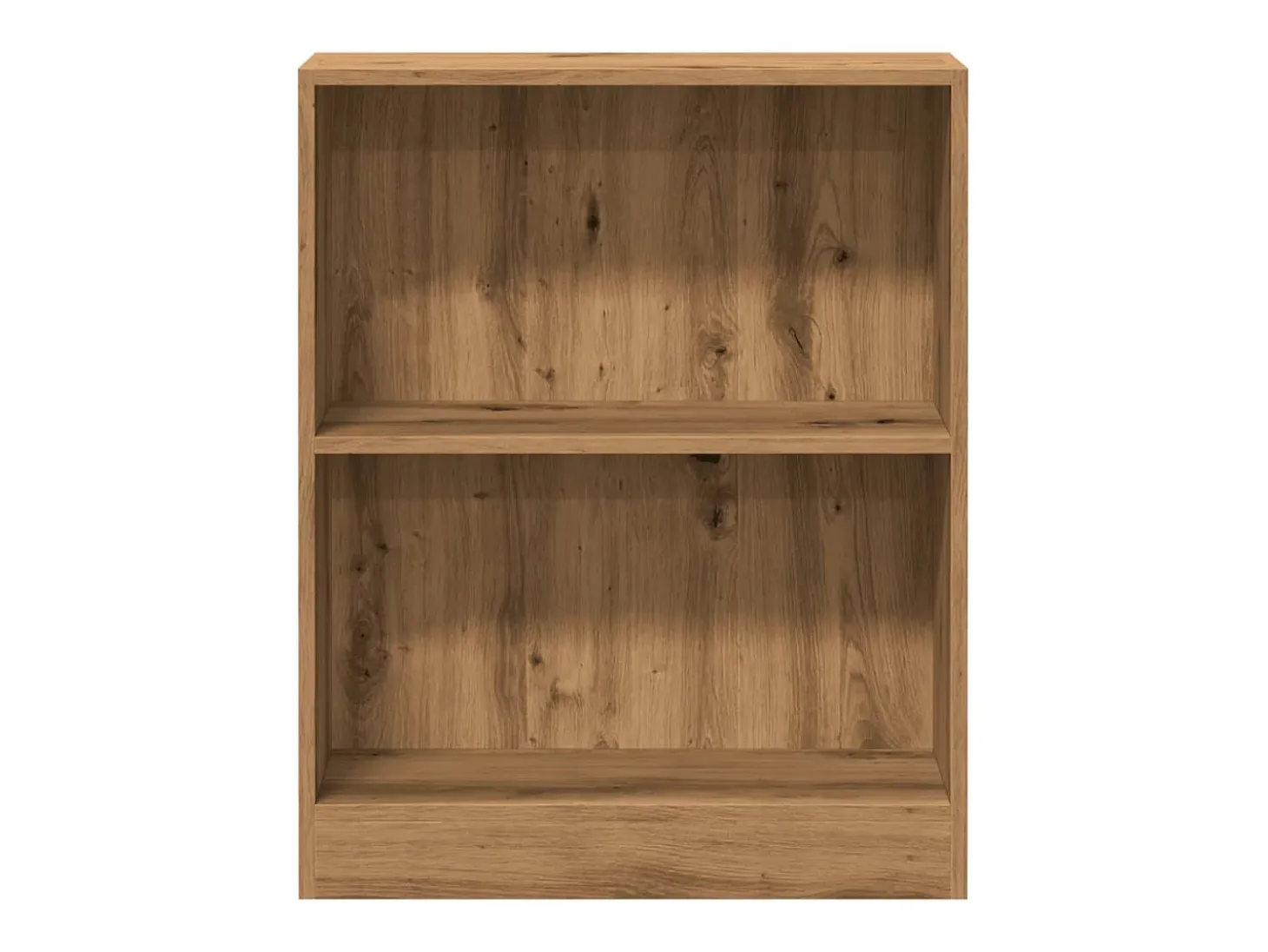 Estantería de madera de ingeniería roble artesano 60x24x76 cm