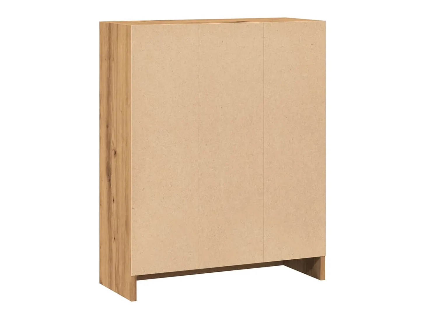 Estantería de madera de ingeniería roble artesano 60x24x76 cm