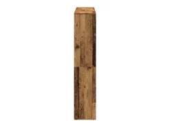 Estantería de madera de ingeniería envejecida 132x29x141,5 cm