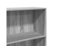 Estantería de madera de ingeniería gris Sonoma 60x30x189 cm