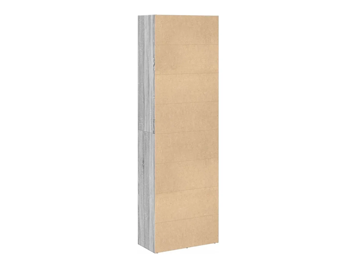 Estantería de madera de ingeniería gris Sonoma 60x30x189 cm
