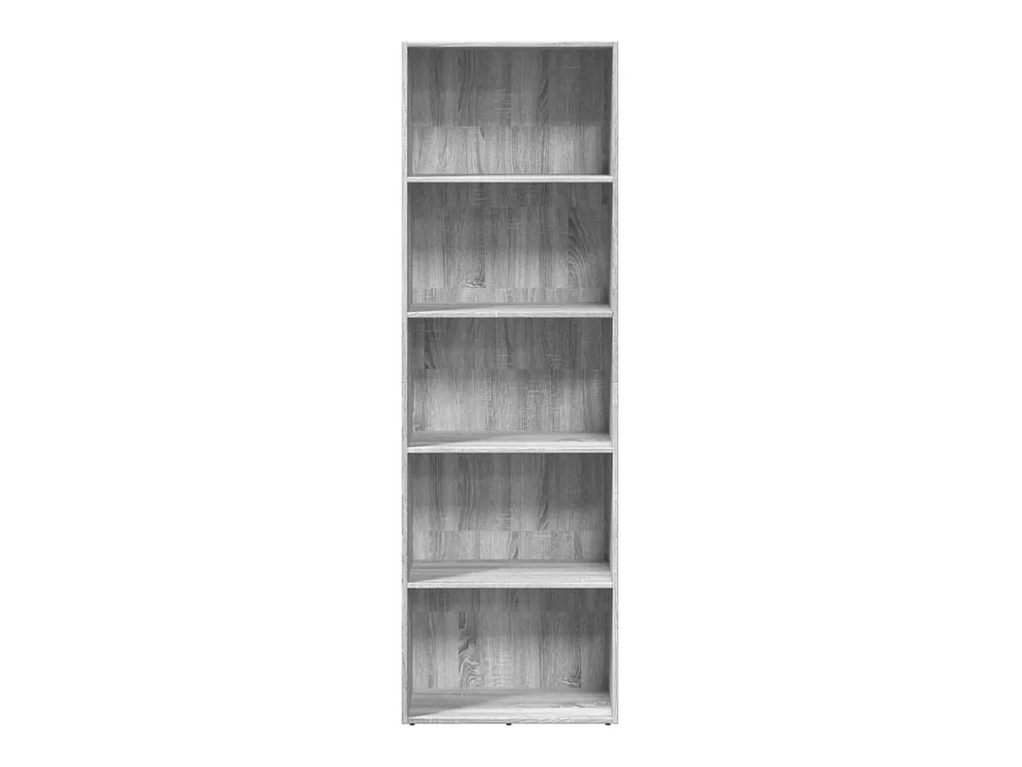 Estantería de madera de ingeniería gris Sonoma 60x30x189 cm