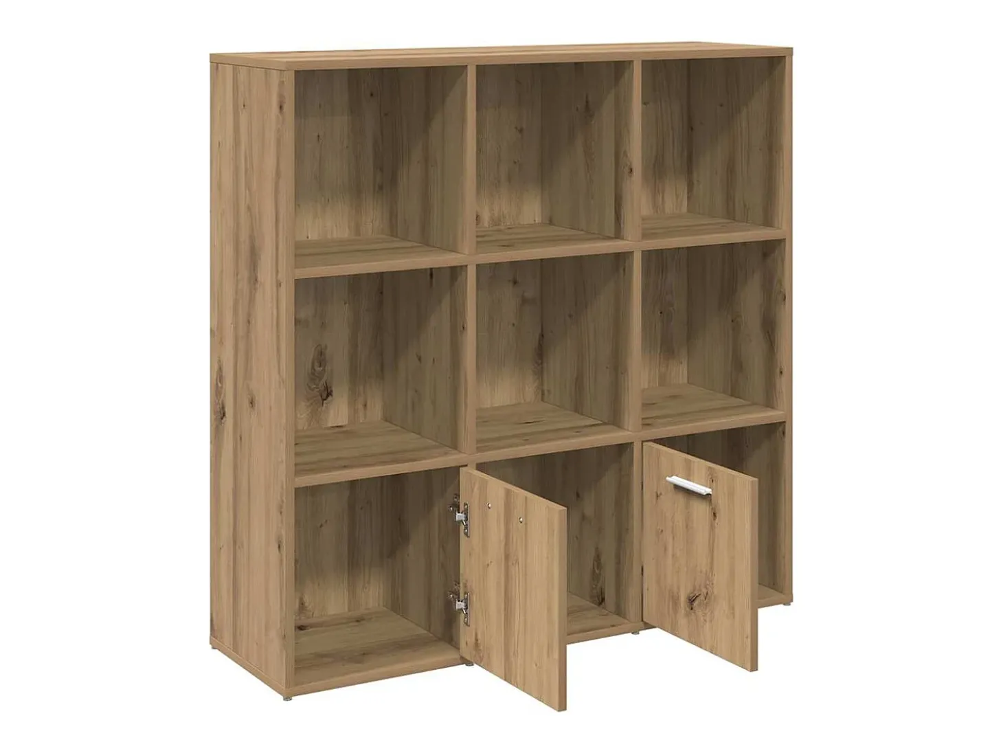 Estantería de madera de ingeniería roble artisan 98x29x97,5 cm