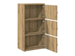 Estantería de madera de ingeniería roble artisan 40x24x77 cm