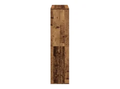 Estantería de madera de ingeniería envejecida 100x33x135 cm