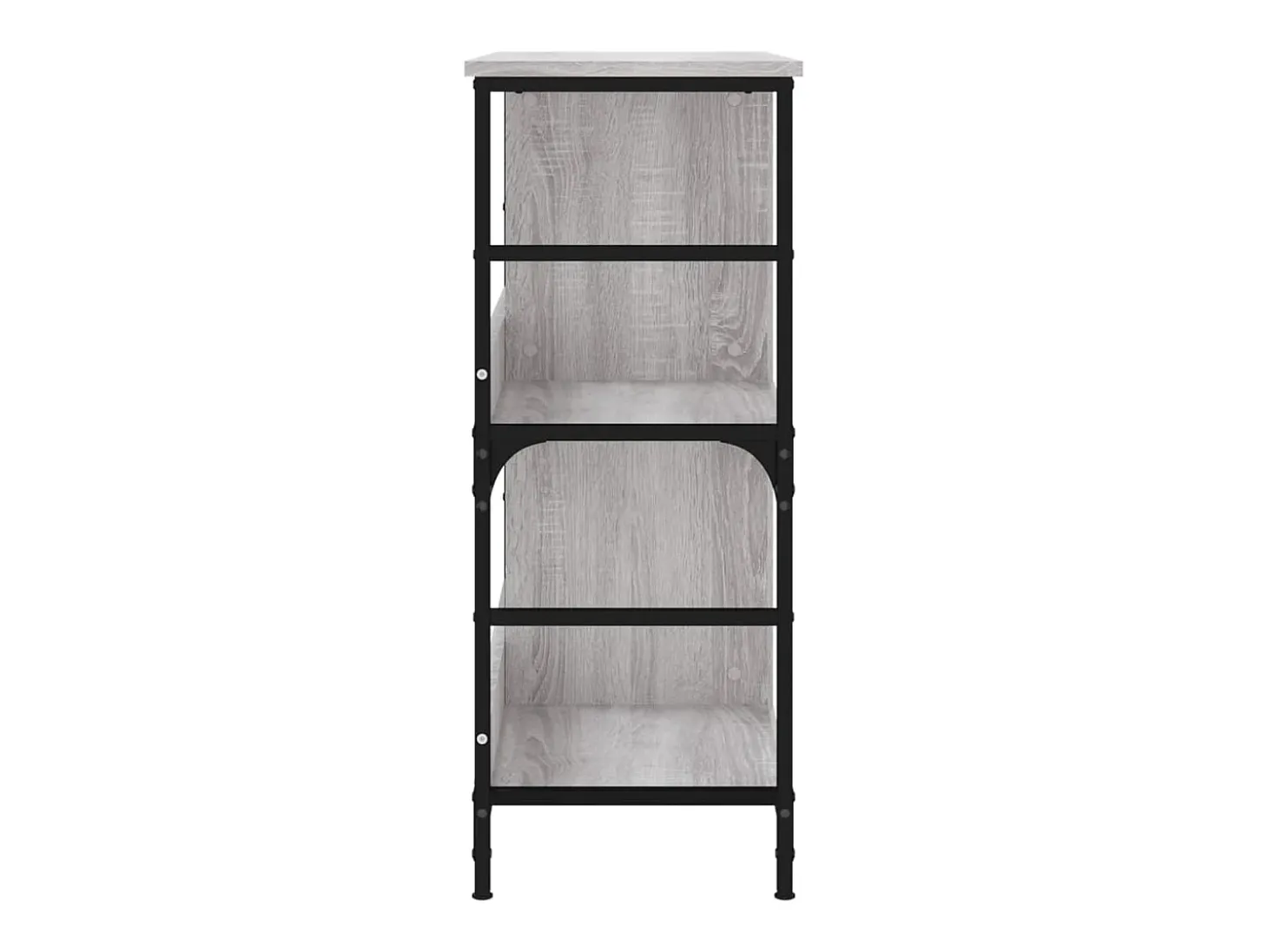 Estantería de madera de ingeniería gris Sonoma 78,5x33x82 cm