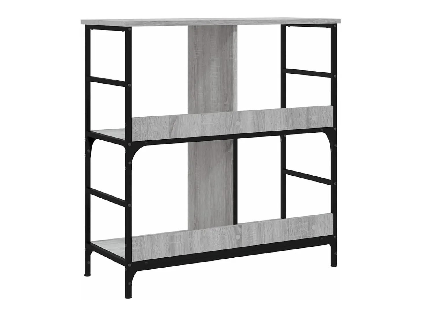 Estantería de madera de ingeniería gris Sonoma 78,5x33x82 cm