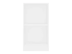 Estantería de madera de ingeniería blanca 40x24x75 cm