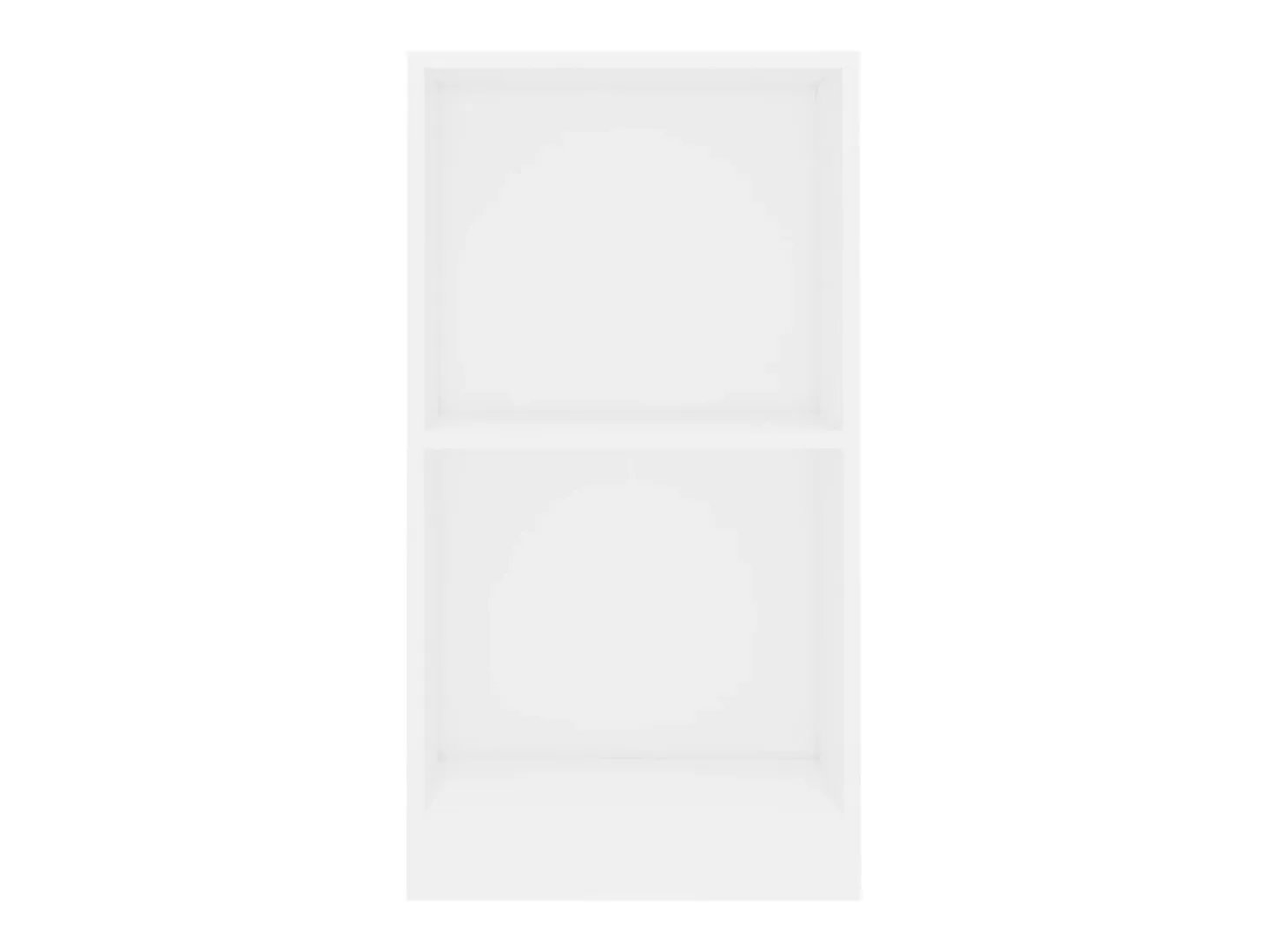 Estantería de madera de ingeniería blanca 40x24x75 cm